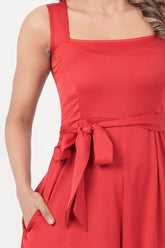 Women's Jumpsuit (Red)